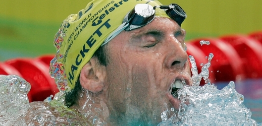 Trojnásobný olympijský vítěz v plavání Grand Hackett.
