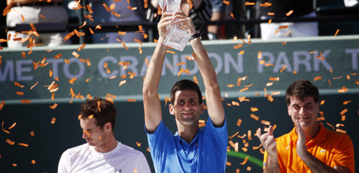 Tenista Novak Djokovič obhájil titul z Miami.
