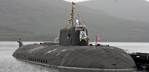 Ruská jaderná ponorka Orel.