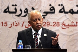 Jemenský ministr zahraničí Rijád Jasín.