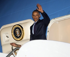 Americký prezident Barack Obama přicestoval na Jamajku.