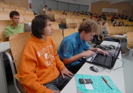 Studenti v posluchárně (ilustrační foto).