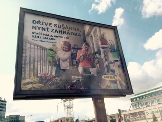 Reklama na Ikea.