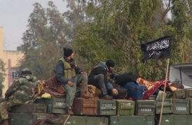 An-Nusra s nákladem munice.