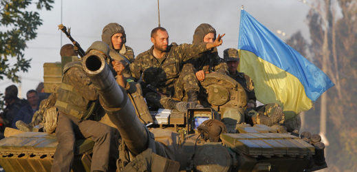 Podle separatistů armáda střílela z tanků i raketometů (ilustrační foto).