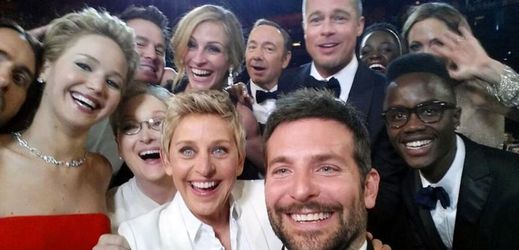 Selfie si našlo cestu i na předávání Oscarů.