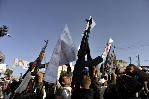 Demonstrace v jemenském hlavním městě Saná.