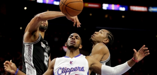 Basketbalisté Los Angeles Clippers porazili San Antonio Spurs.