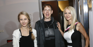 Stanislav Gross s dcerou Denisou (vlevo) a manželkou Šárkou na snímku z dubna 2014.