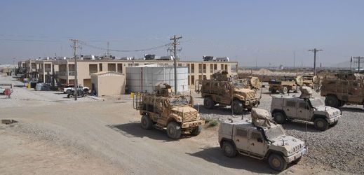 Vojenská základna Bagrám v Afghánistánu, kde působí i čeští vojáci.