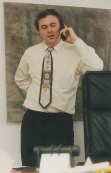 Mladý Pavel Tykač v devadesátých letech.