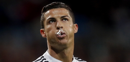 Hvězda Realu Madrid Cristiano Ronaldo. 