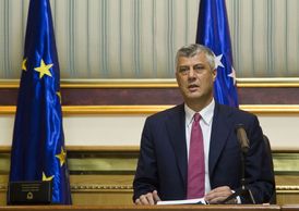 Kosovský vicepremiér Hasim Thaçi.