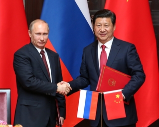 Ruský a čínský prezident.