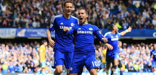Fotbalisté Chelsea vyhráli anglickou ligu.