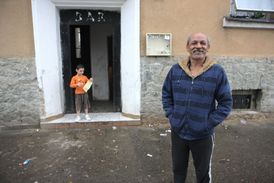 Romové žijící v ghettu.