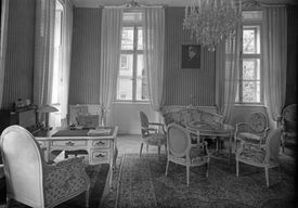Interiér Kolovratského paláce.