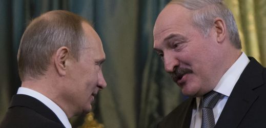 Vladimír Putin a Alexandr Lukašenko.