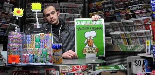 Obálka Charlie Hebdo.