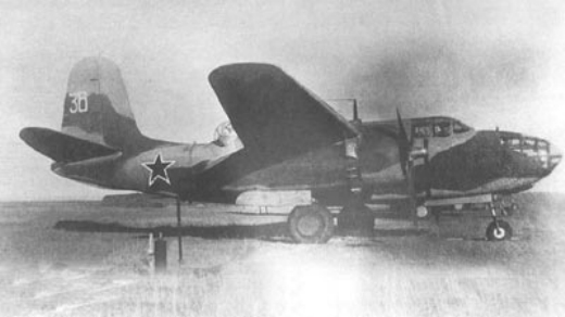 Letadlo Rudé armády z roku 1945.