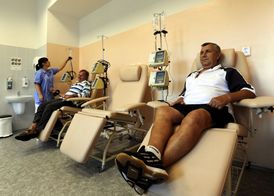 Pacienti podstupují biologickou léčbu nádorových onemocnění (ilustrační foto).
