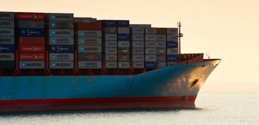Obchodní loď společnosti Maersk (ilustrační foto).