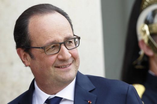 Současný prezident François Hollande.