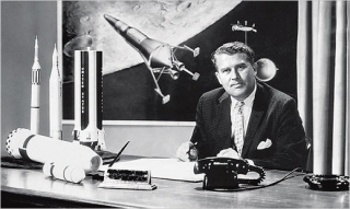Wernher von Braun je jedním z otců amerického programu vemírných letů.