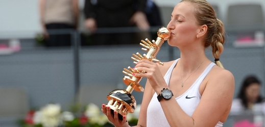 Petra Kvitová vybojovala titul z turnaje v Madridu.