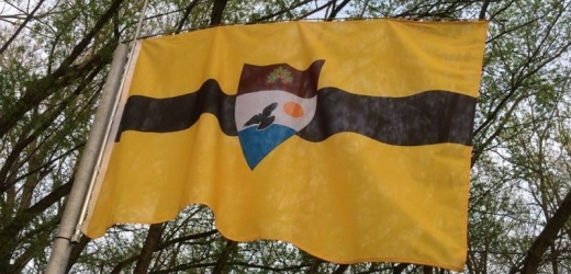 Vlajka samozvaného Liberlandu.