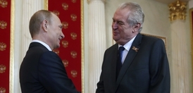 Miloš Zeman se v Moskvě setkal i s Vladimírem Putinem.