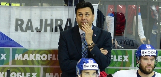 Trenér hokejové reprezentace Vladimír Růžička.