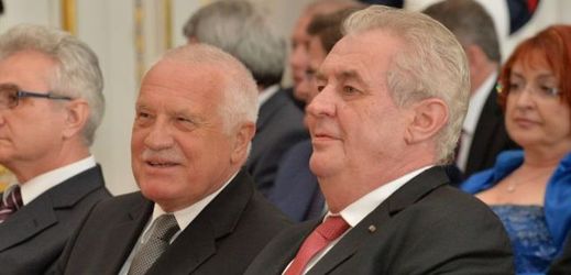Václav Klaus si s Milošem Zemanem rád přizvukuje.