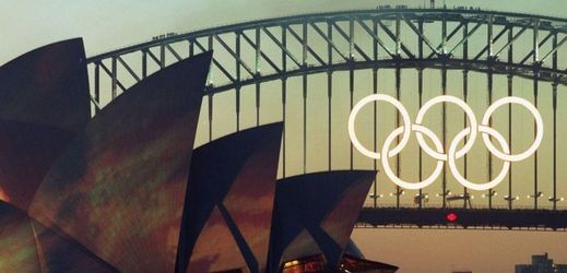 Kruhy olympijských her v Sydney z roku 2000.