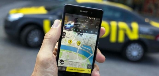 Nová aplikace pro objednávání taxislužeb Hopin.