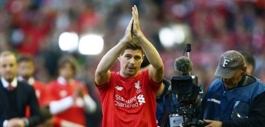 Liverpoolská modla "Stevie" Gerrard.