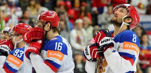 Smutek ruských hokejistů.