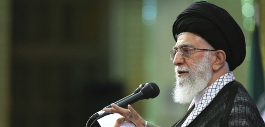 Ajatolláh Alí Chameneí, íránský vůdce.