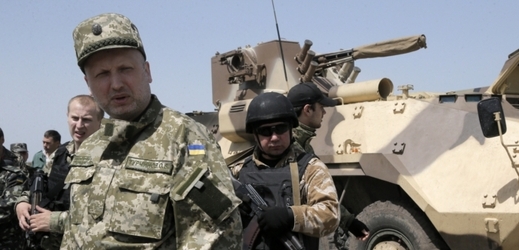 Ukrajinský tajemník bezpečnostní rady Oleksandr Turčynov.