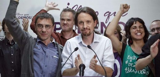 Španělská strana Podemos.