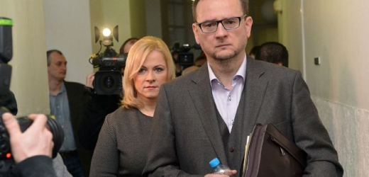 Jana Nečasová, dříve Nagyová, s Petrem Nečasem.