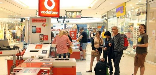 Prodejna Vodafone v Praze.