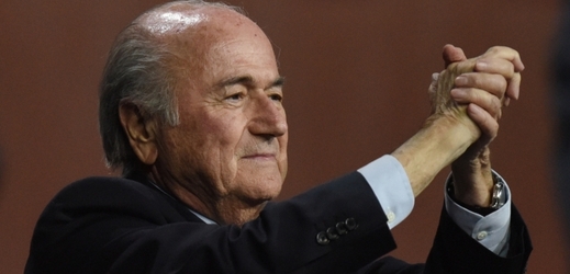 Znovuzvolený prezident FIFA Joseph Blatter.