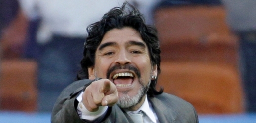 Legendární argentinský fotbalista Diego Maradona.