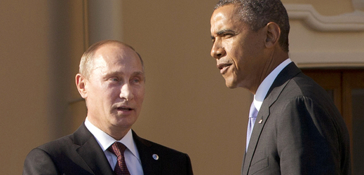 Prezidenti velmocí. Vladimir Putin a Barack Obama.