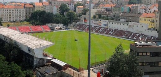 Stadion na Žižkově.