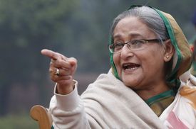 Bangladéšská premiérka Šajch Hasína Vadžídová.