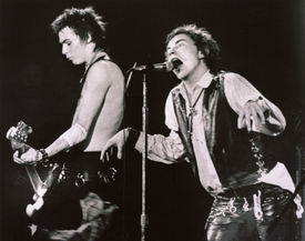 Sex Pistols při svém koncertě v San Francisku, 1978.