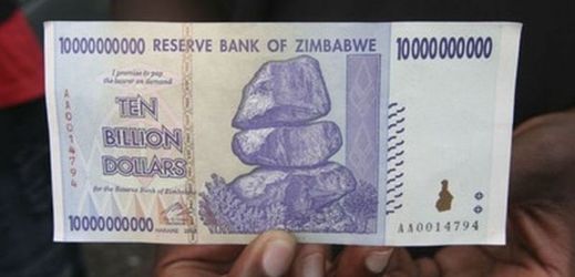 Stará měna Zimbabwe.