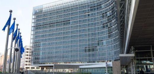 Budova Evropské komise v Belgii.